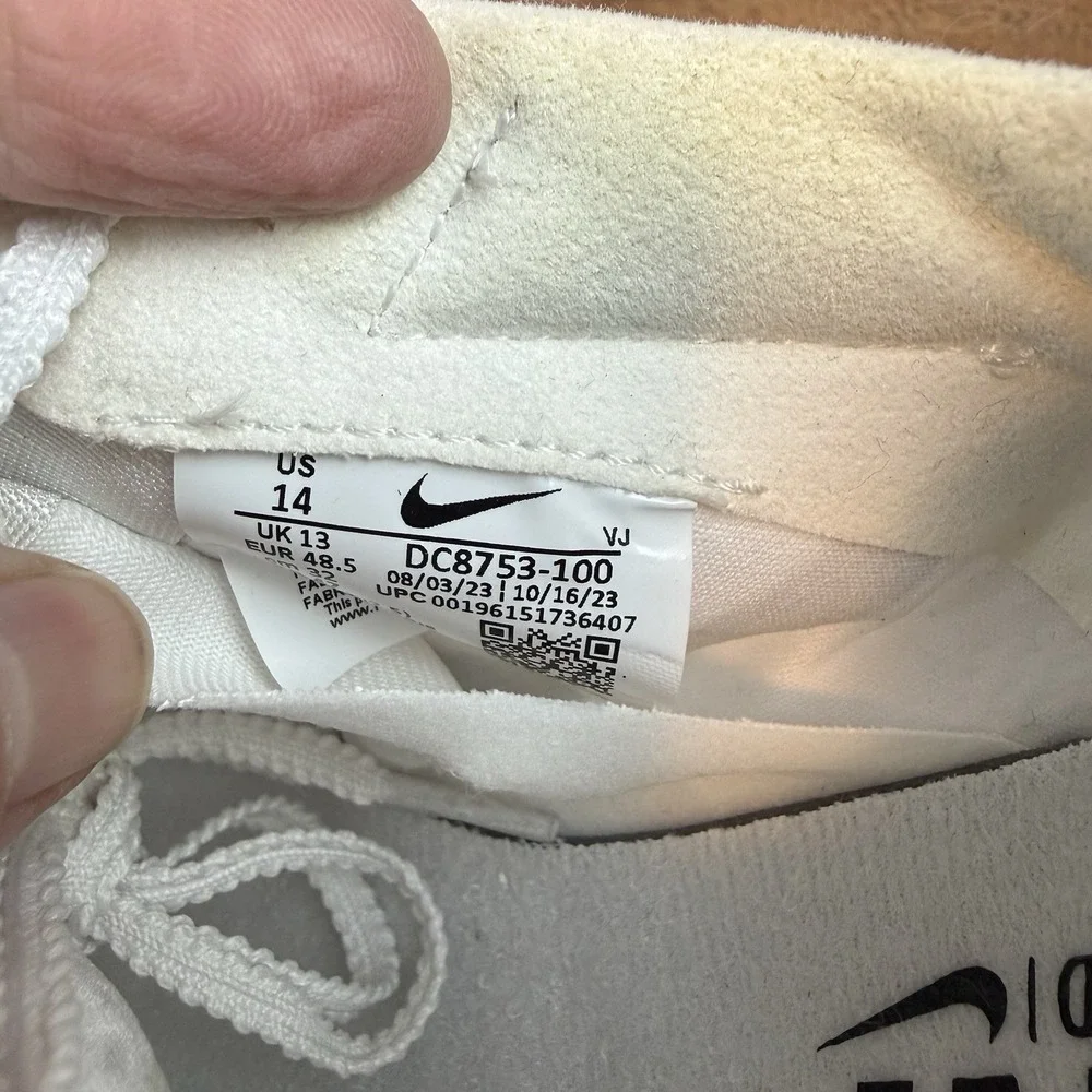 Nike size 14